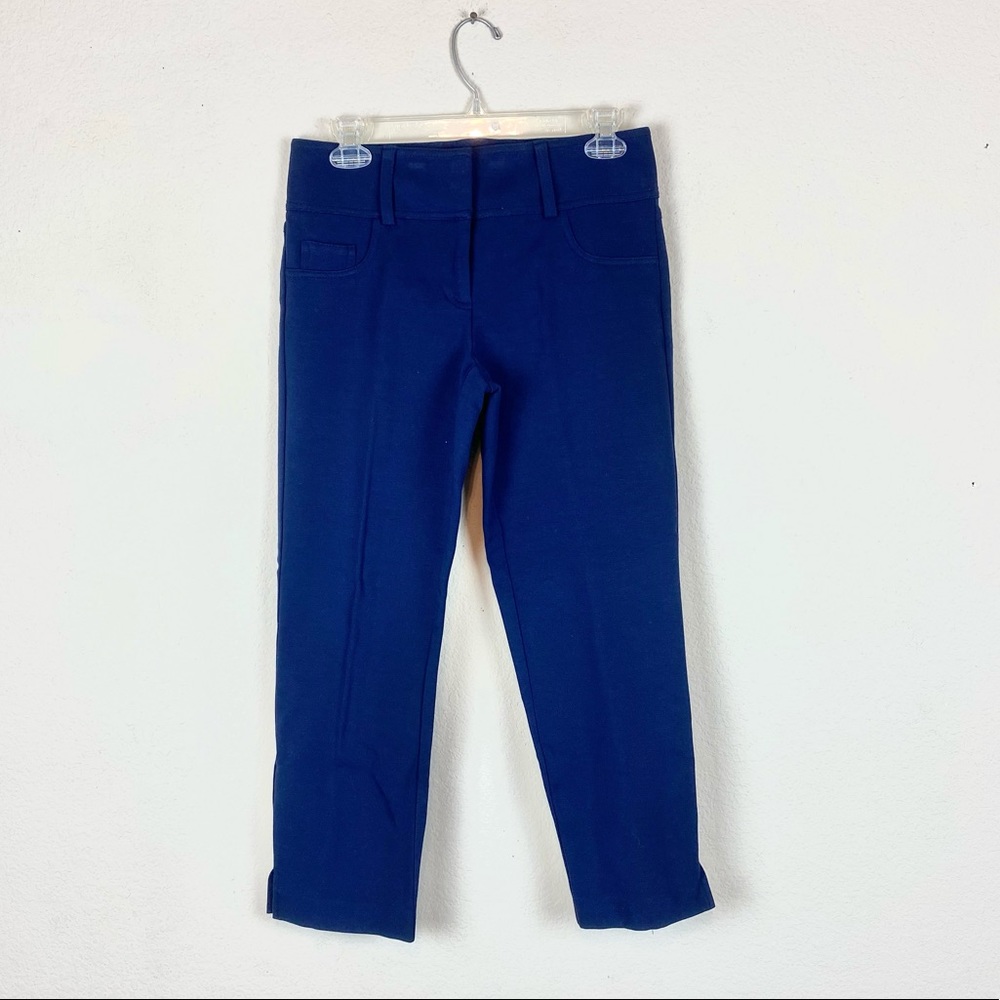 Cache Capri Navy Pants